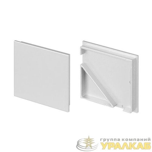 Заглушка KANT-H55 SQUARE глухая пластик (комплект) Arlight 