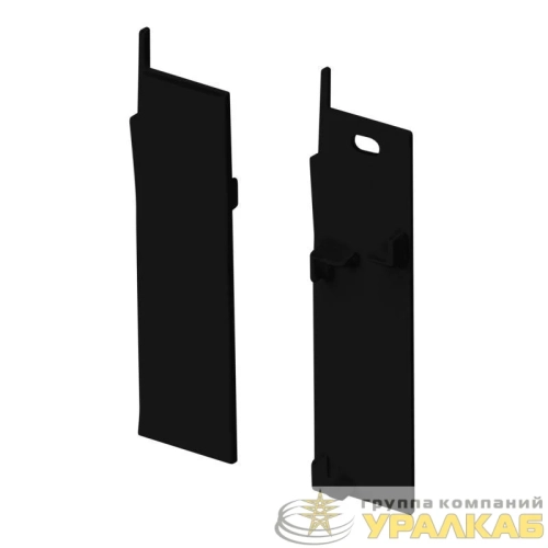 Заглушка PLINTUS-H73-F BLACK пластик (комплект) Arlight 