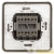 Переключатель Эксперт 11-1526-01 двойн. IP55 10АХ-250В СУ бел. Эра 
