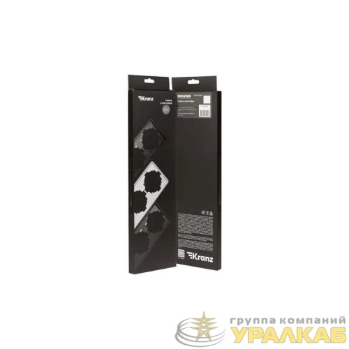 Рамка 4-м ROUND MIELE титан Kranz 