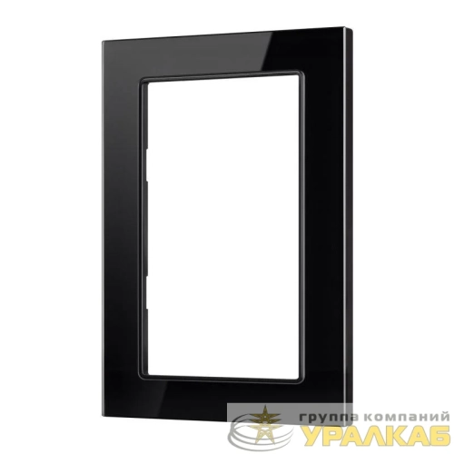 Рамка стеклянная FRM-GLARE-GS-D-BK Arlight 