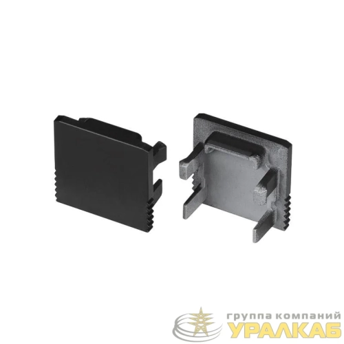 Заглушка SL-MINI-15 BLACK глухая пластик (комплект) Arlight 