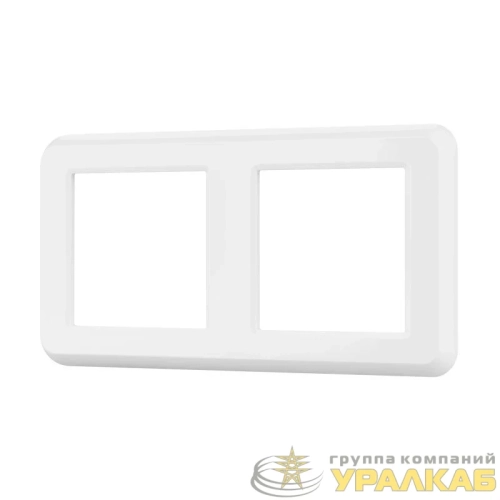 Рамка пластиковая FRM-VERSA-PL-2-WH Arlight 
