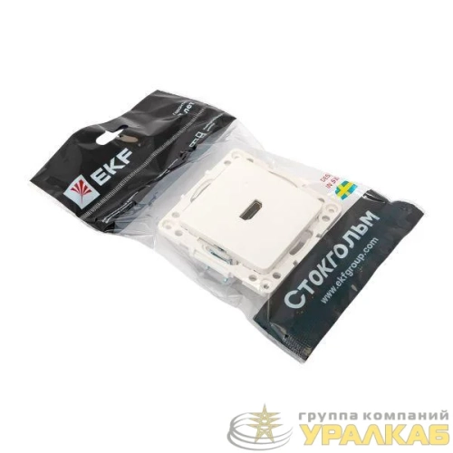 Розетка Стокгольм HDMI механизм бел. EKF 