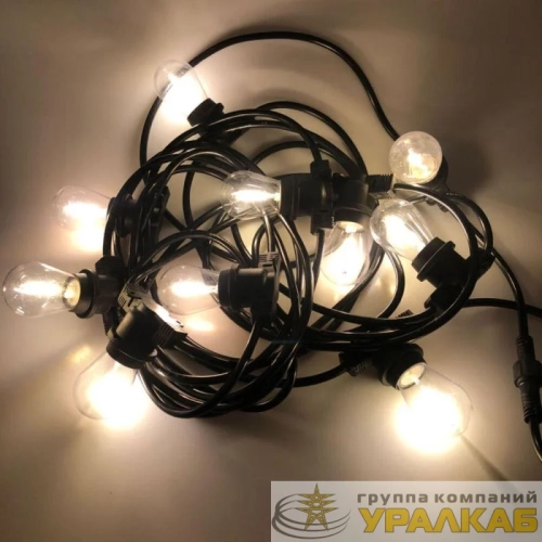 Гирлянда 5м 10 патронов E27 IP54 DSL-002 Camelion 