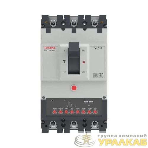 Выключатель автоматический 3P 630А 100кА pro MNX630M при AC415V расцепитель ETS YON 