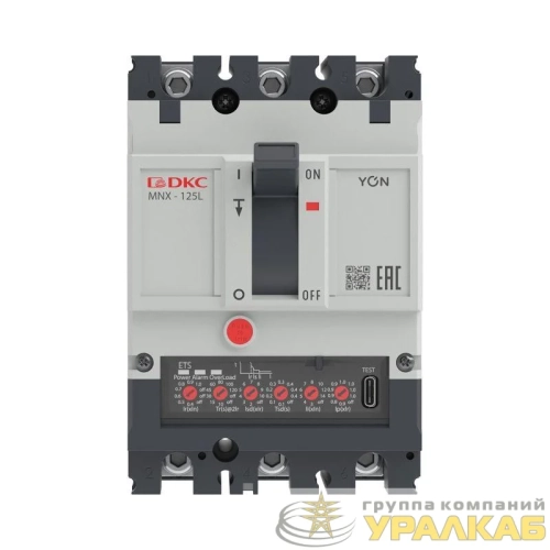 Выключатель автоматический 3P 63А 70кА pro MNX125L при AC415V расцепитель ETS YON 