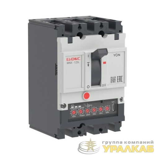 Выключатель автоматический 3P 63А 70кА pro MNX125L при AC415V расцепитель ETS YON 