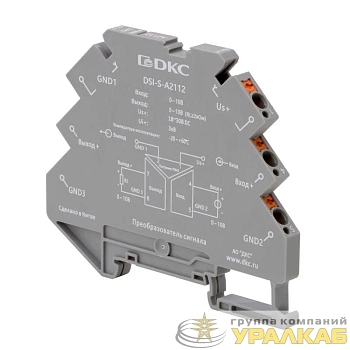 Преобразователь сигнала DSI 6.2мм 1 вход 0-10В 1 выход 0-10В DKC 