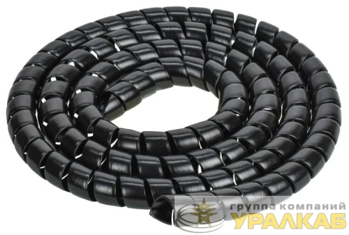 Спираль монтажная СПГ-25 черн. (уп.2м) IEK 