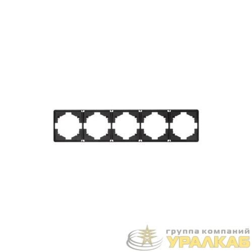 Рамка 5-м ROUND MIELE оникс Kranz 