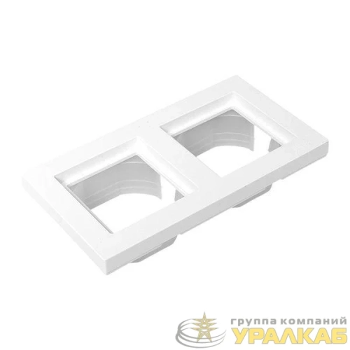Рамка 2-м Эпика IP44 пластик бел. EKF 