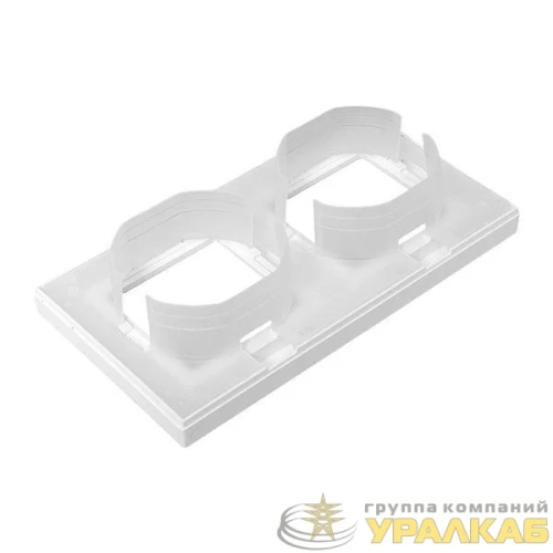 Рамка 2-м Эпика IP44 пластик бел. EKF 