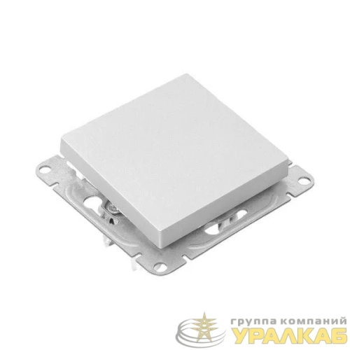 Выключатель кнопочный 1-кл. СП Эпика механизм алюм. EKF 