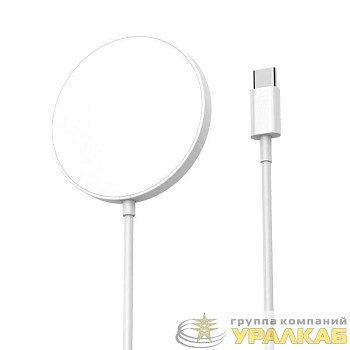 Устройство зарядное беспроводное Fast charge Qi 15Вт серебр. Rexant 