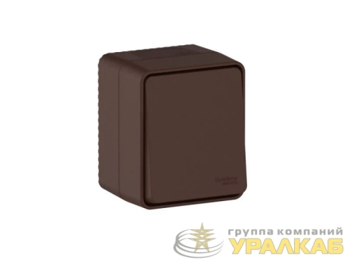 Выключатель 1-кл. ОП AtlasDesign PROFI IP54 10AX корич. SE 
