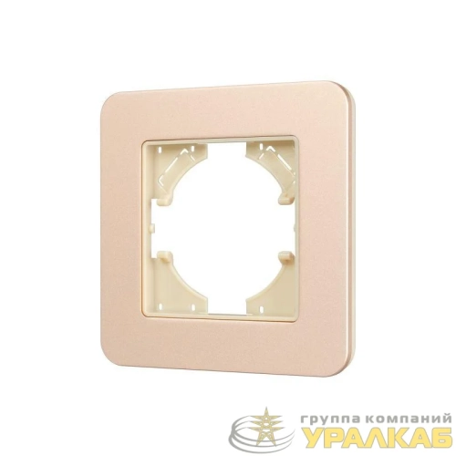 Рамка 1м FRM-AKIRY-SFAL-1-GD алюм. Arlight 