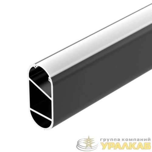 Профиль WARDROBE-1530-2000 ANOD BLACK L2000 алюм. Arlight 