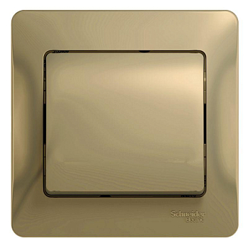 Выключатель 1-кл. СП Glossa 10А IP20 (сх. 1) 10AX в сборе титан SchE 