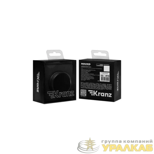 Терморегулятор СП ROUND Wi-Fi оникс Kranz 