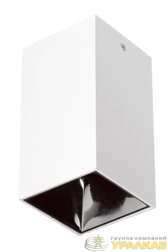 Светильник PDL-S 14074 GU10 IP20 230В ДПО накладной WH/BL JazzWay 