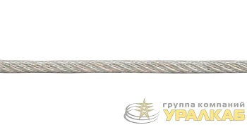 Трос в ПВХ изоляции d3.0-4.0мм DIN 3055 (SWR) сталь (уп.150м) Zitar 