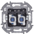 Розетка компьютерная 2-м Inspiria RJ45 кат.6 UTP механизм бел. IEK 