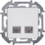 Розетка компьютерная 2-м Inspiria RJ45 кат.6 UTP механизм бел. IEK 