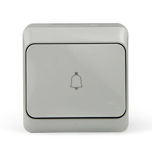 Кнопка звонка ОП Nix 10А IP54 250В сер. 