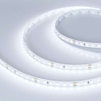Лента светодиодная RT-A120-8mm 24V White 6000К 2835 9.6Вт/м IP20 (уп.5м) Arlight 