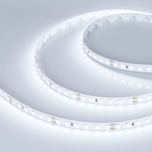 Лента светодиодная RT-A120-8mm 24V White 6000К 2835 9.6Вт/м IP20 (уп.5м) Arlight 