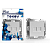 Розетка компьютерная 2-м СП Pixel RJ45 кат.5E механизм бел. 