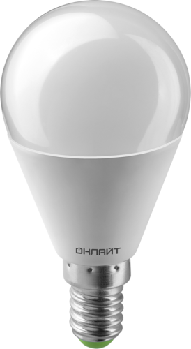 Лампа светодиодная 90 574 OLL-G45-10-230-4K-E14-PROMO 10Вт шар 4000К E14 220-240В ОНЛАЙТ 