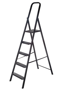 Лестница-стремянка "Компакт" 5 ступ. 6.25кг сталь FIT 