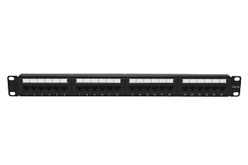 Патч-панель 19 1U кат.5E неэкранир. 24 порта RJ45 Dual IDC TOKOV ELECTRIC TKE-PP-5E-1U-24P-UTP