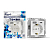 Розетка 1-м СП Pixel IP20 с заземл. с 2-мя заряд. устр. USB тип A+C механизм бел. 