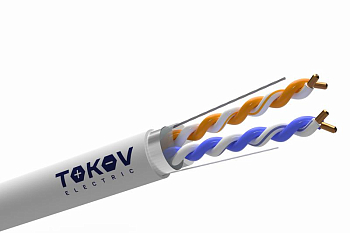 Кабель витая пара F/UTP 2х2х24AWG кат.5E PVC indoor 305м (м) 