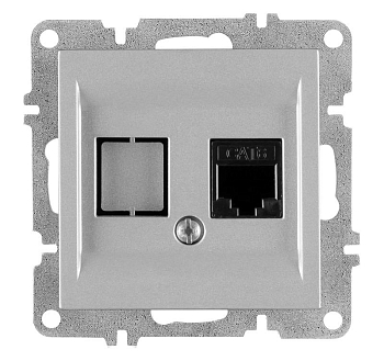 Розетка компьютерная LAVIN/KAREN RJ45 кат.6 механизм сер. ARVIA 