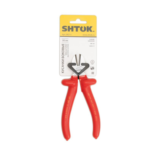 Кусачки боковые 1000В 180мм (08111) SHTOK 