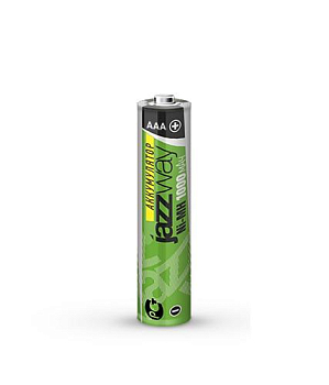 Аккумулятор AAA/HR03 NI-MH 1000мА.ч предзаряженный BL-2 (блист.2шт) JAZZway 