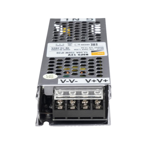 Блок питания для светодиод. ленты BSPS 150Вт 12.5А 12В IP20 метал. JazzWay 
