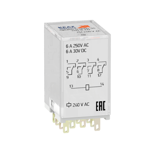 Реле промежуточное OptiRel G RP55-34-24D-6-CO/TIL КЭАЗ 