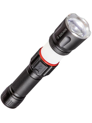 Фонарь ручной аккум. 4Вт T6LED/Li-ion18650 1200мА.ч алюм. КОСМОС ()