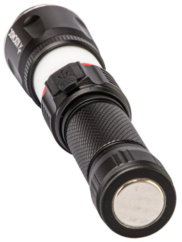 Фонарь ручной аккум. 4Вт T6LED/Li-ion18650 1200мА.ч алюм. КОСМОС ()