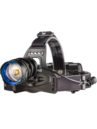 Фонарь налобный аккум. 10Вт Laser LED/Li-ion18650 3х1200мА.ч алюм. КОСМОС ()