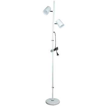 Торшер напольный светодиодный ULM-T600 2х6W/4500K/DIM WHITE 2х6Вт сенсорный выкл. диммер бел. ТМ Uniel 