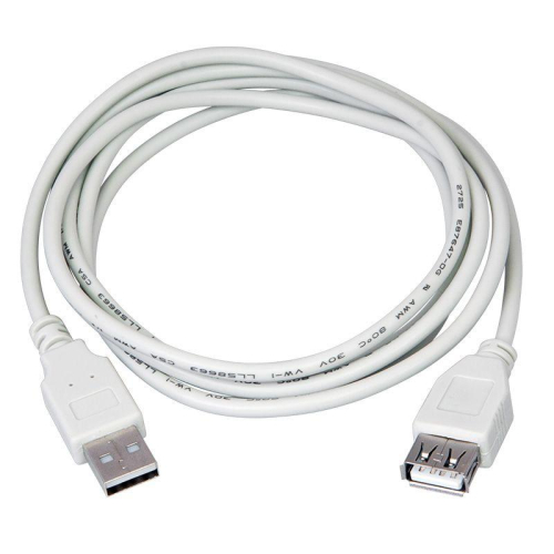 Шнур USB-А (male)-USB-A (female) 3м REXANT 