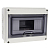 Бокс модульный накладной PDB/W 4008 GR (ЩРН-ПГ- 8) IP65 пластик. Pro JazzWay 
