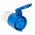 Розетка кабельная 32А 220В 2Р+РЕ IP44 (223) EKF 