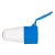 Розетка кабельная 32А 220В 2Р+РЕ IP44 (223) EKF 